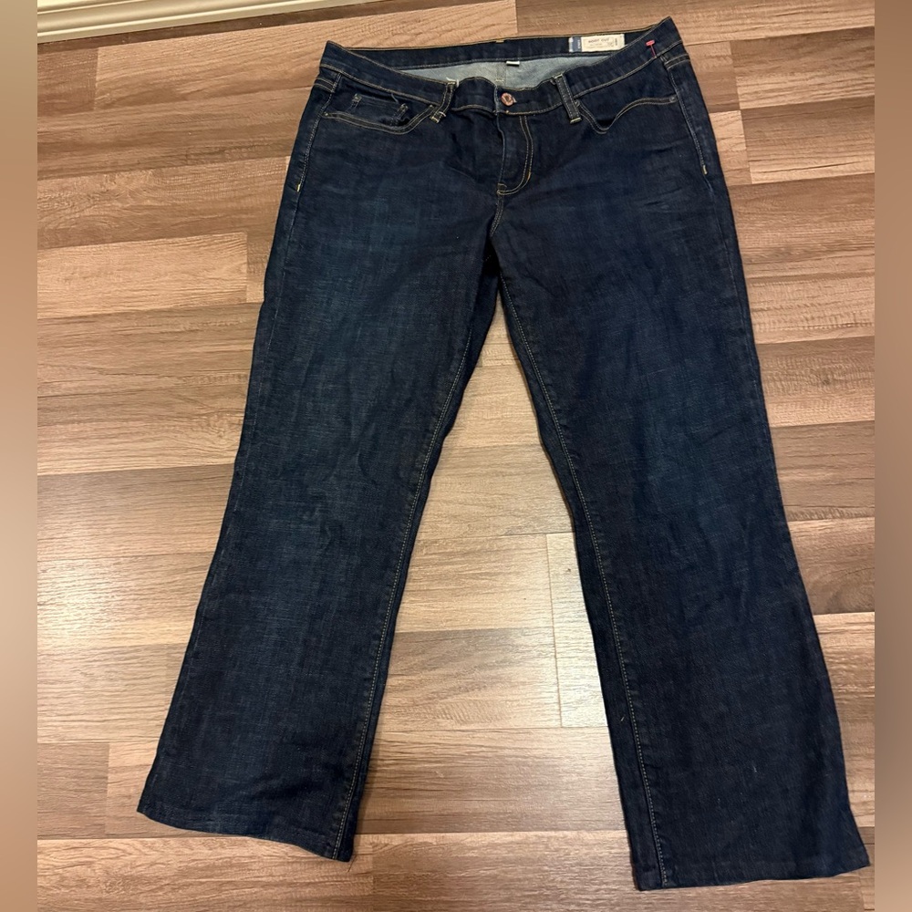 GAP Women's cut boots Jeans in Deep Indigo
